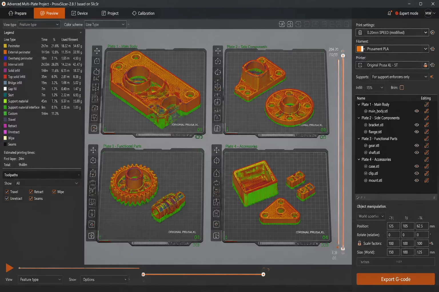 PrusaSlicer 3.0 Preview Release Multi-Plate Project Workflow